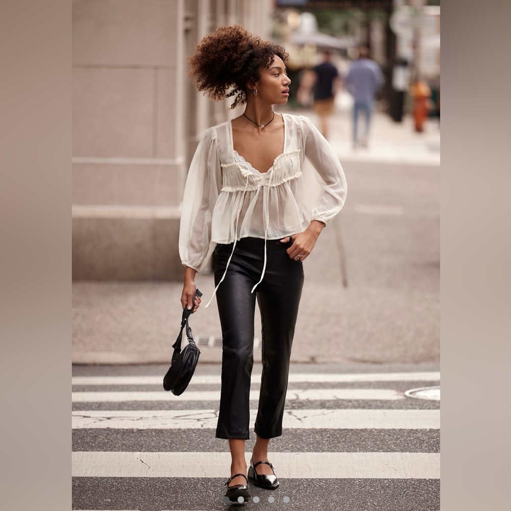 We The Free Molly Vegan Slim Pants -Size 6